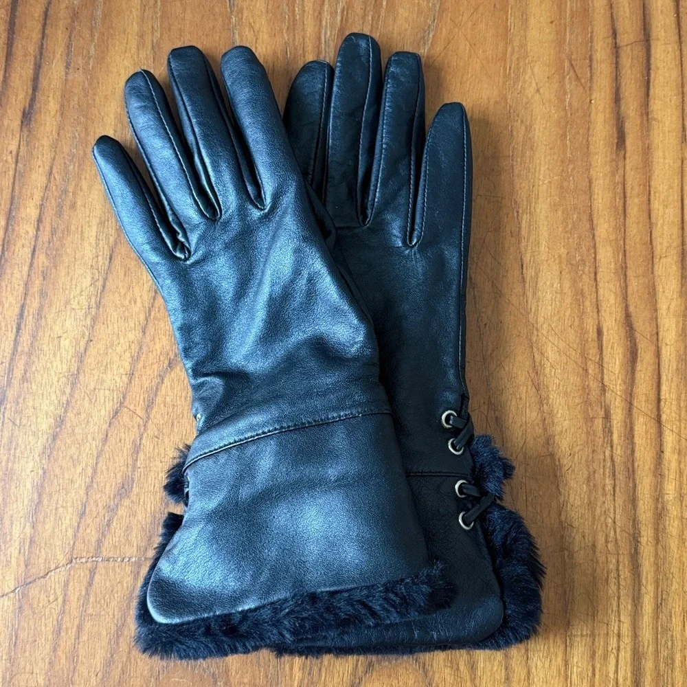 LOFT black leather